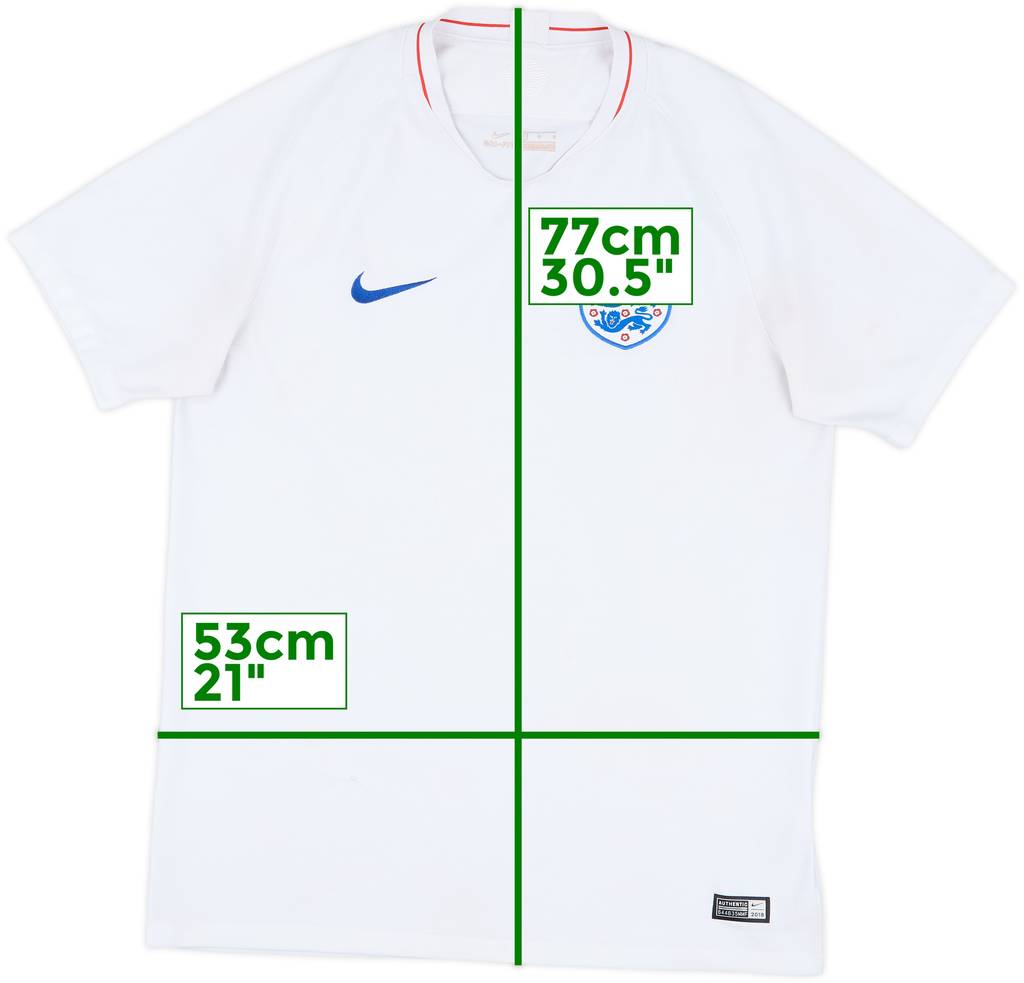 2018-19 England Home Shirt - 4/10 - (L)