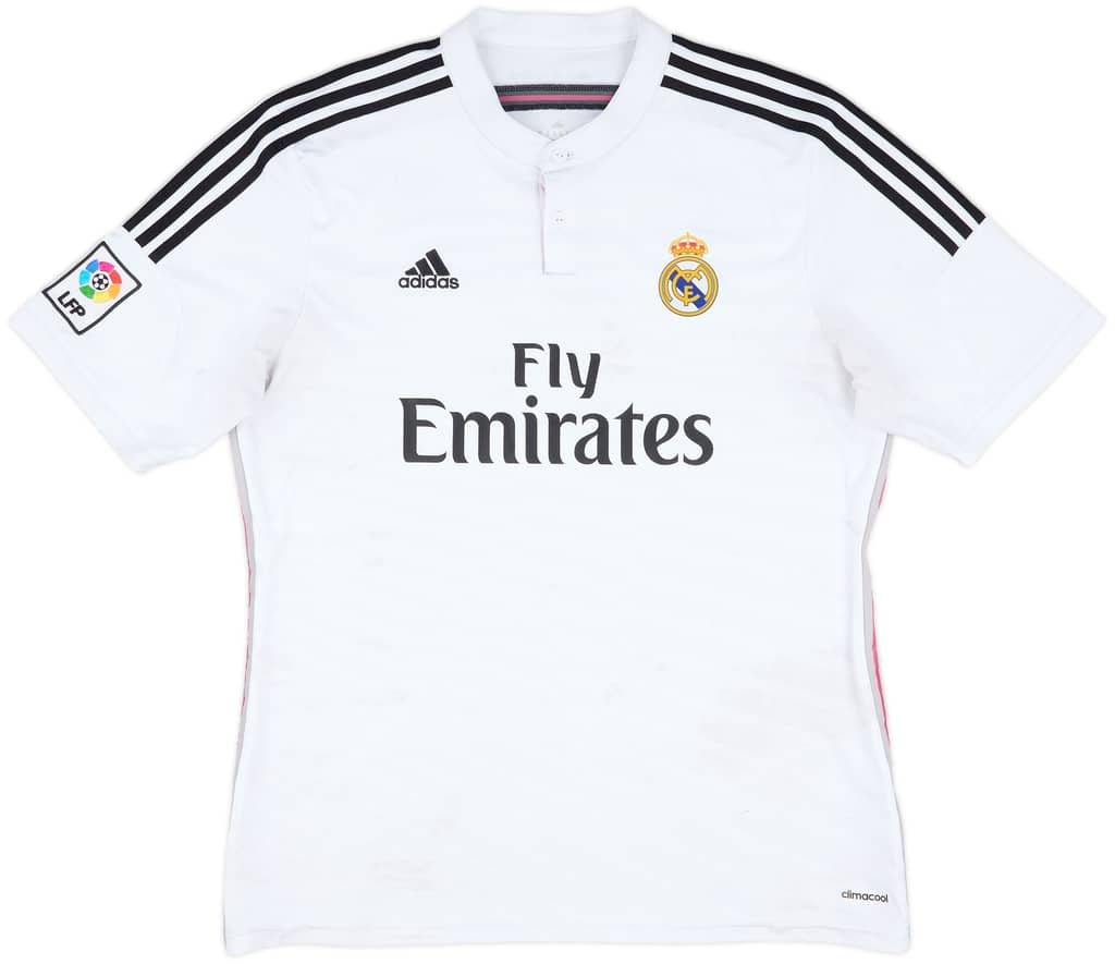 2014-15 Real Madrid Home Shirt - 4/10 - (XL)