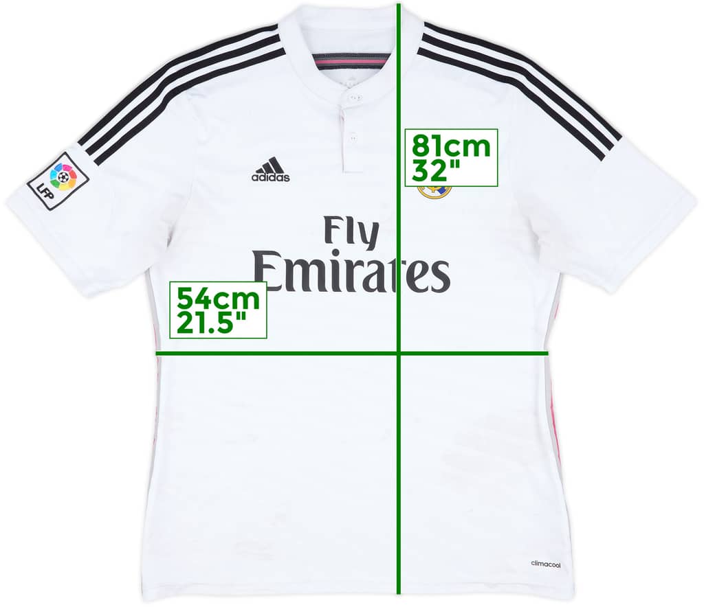 2014-15 Real Madrid Home Shirt - 4/10 - (XL)