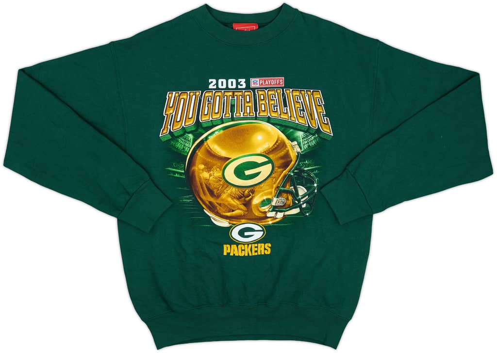 2003 Green Bay Packers NFL Graphic Sweat Top - 9/10 - (XL)