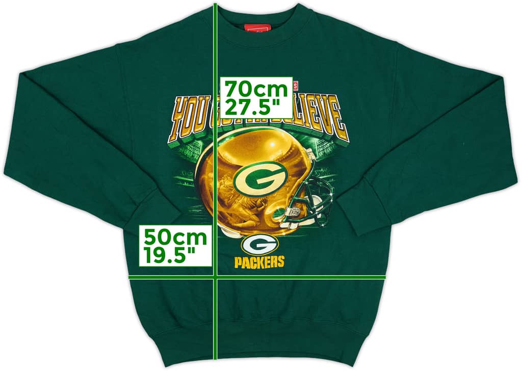 2003 Green Bay Packers NFL Graphic Sweat Top - 9/10 - (XL)