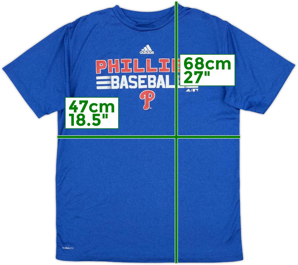 2013 Philadelphia Phillies adidas Training Tee - 9/10 - (XL.Boys)