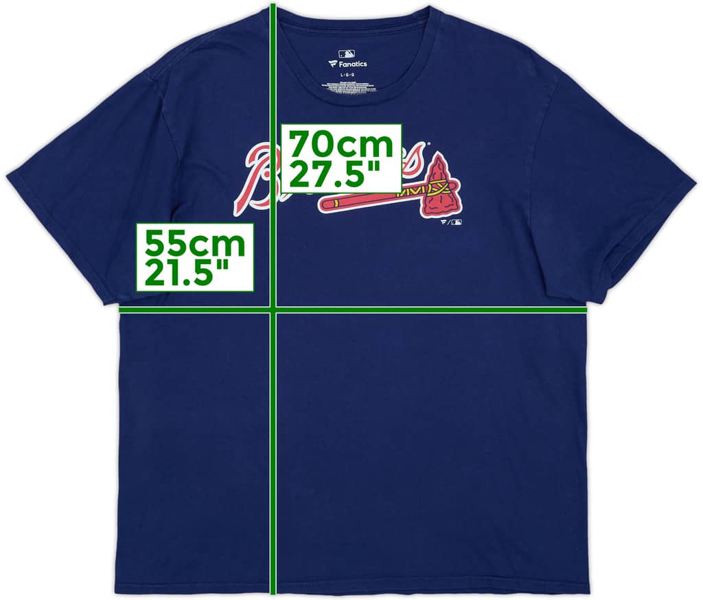 2017 Atlanta Braves Fanatics Tee - 6/10 - (L)