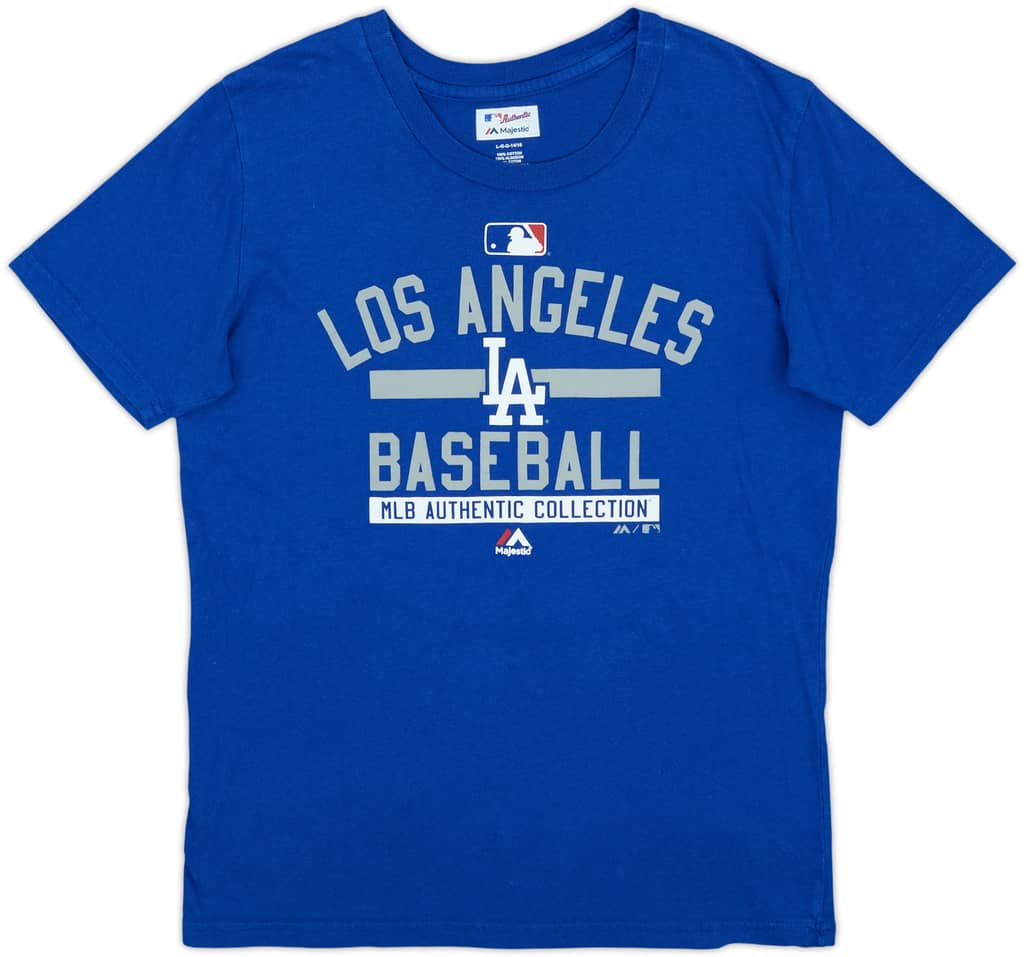 2010 LA Dodgers Majestic Tee - 8/10 - (L.Boys)