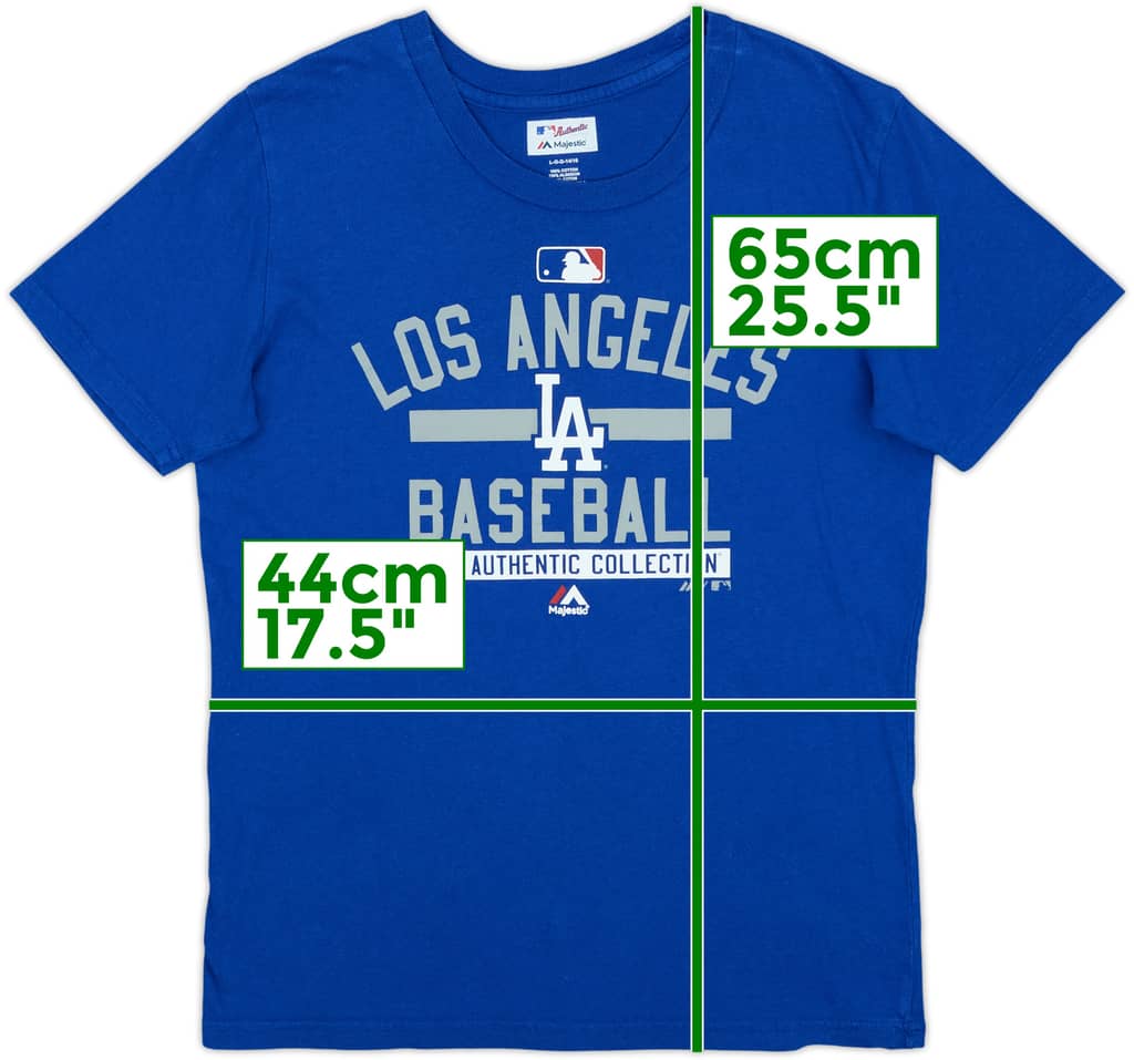 2010 LA Dodgers Majestic Tee - 8/10 - (L.Boys)