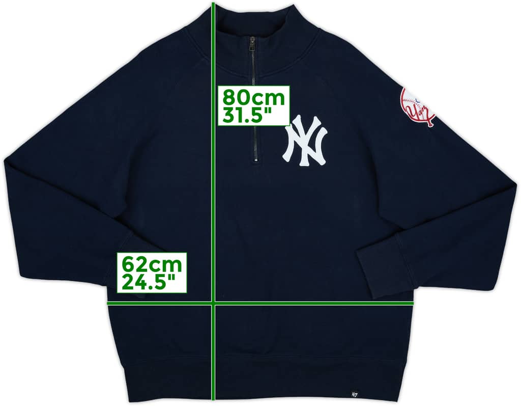2010s New York Yankees '47 1/4 Zip Top - 9/10 - (XXL)