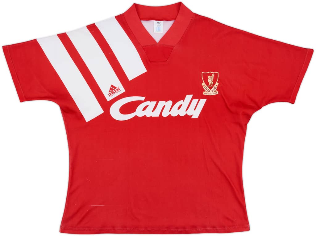 1991-92 Liverpool Home Shirt - 6/10 - (L)