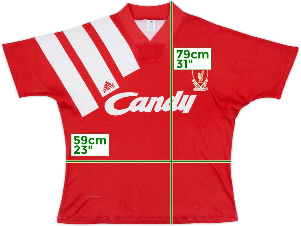 1991-92 Liverpool Home Shirt - 6/10 - (L)