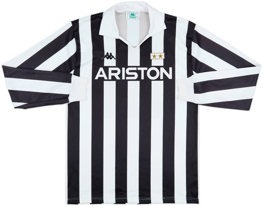 1988-89 Juventus Home L/S Shirt - 6/10 - (XL)