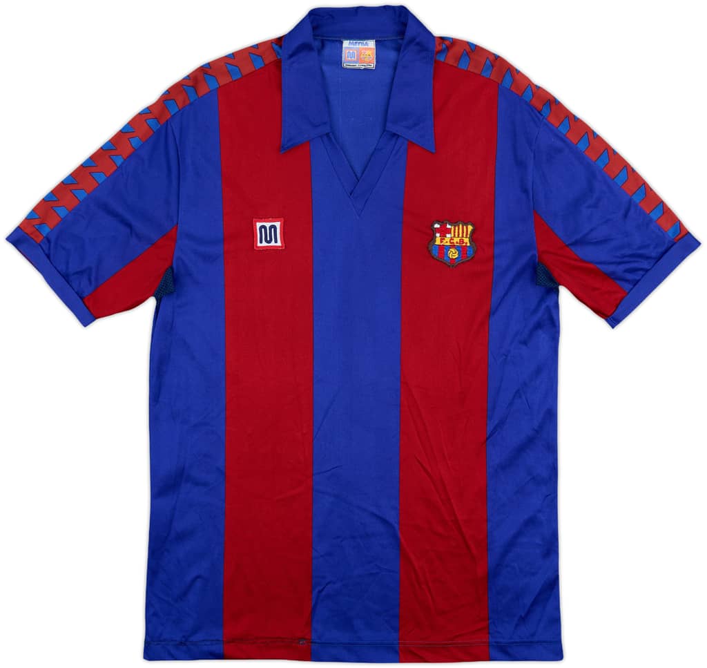 1984-89 Barcelona Home Shirt - 8/10 - (L)