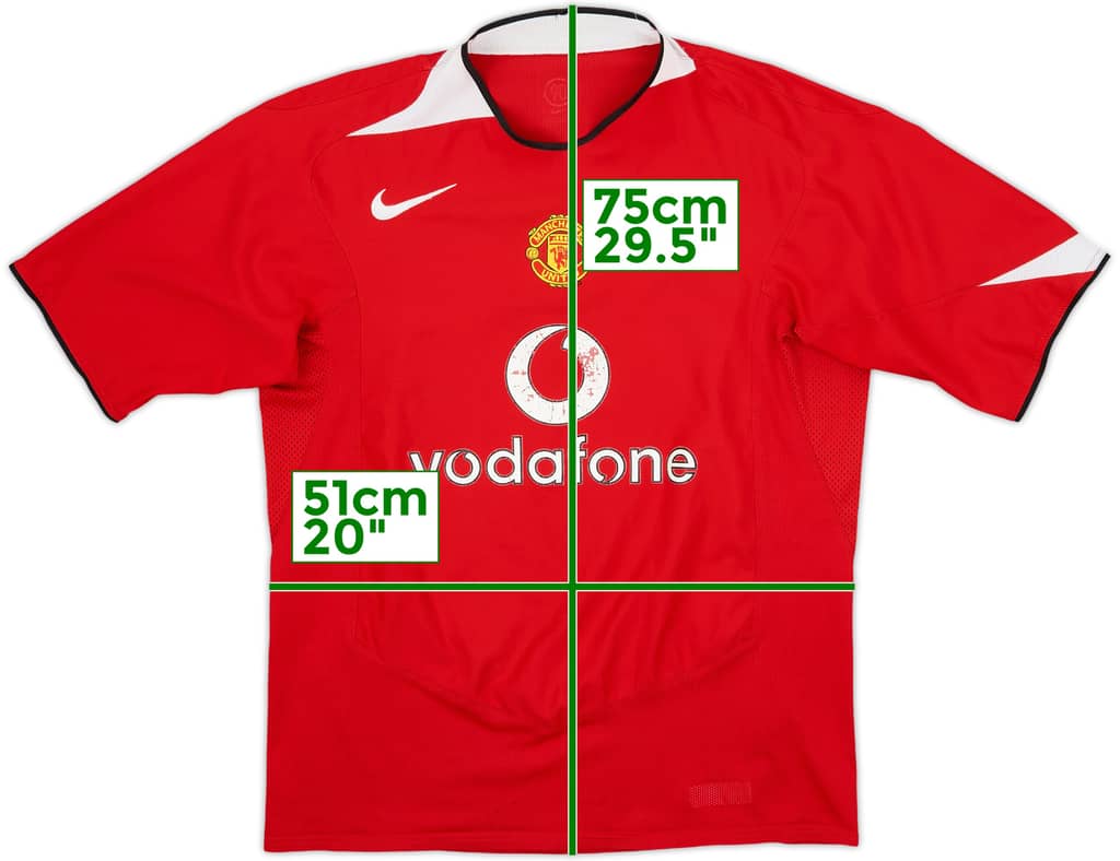 2004-06 Manchester United Home Shirt - 5/10 - (L)