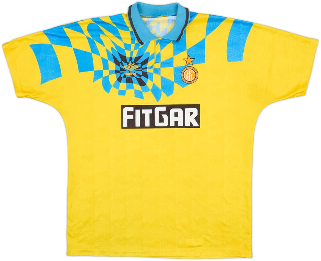 1991-92 Inter Milan Third Shirt - 8/10 - (XL)