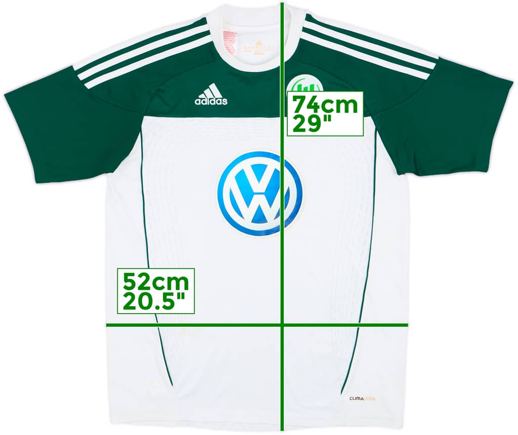 2010-11 Wolfsburg Home Shirt - 6/10 - (XL.Boys)