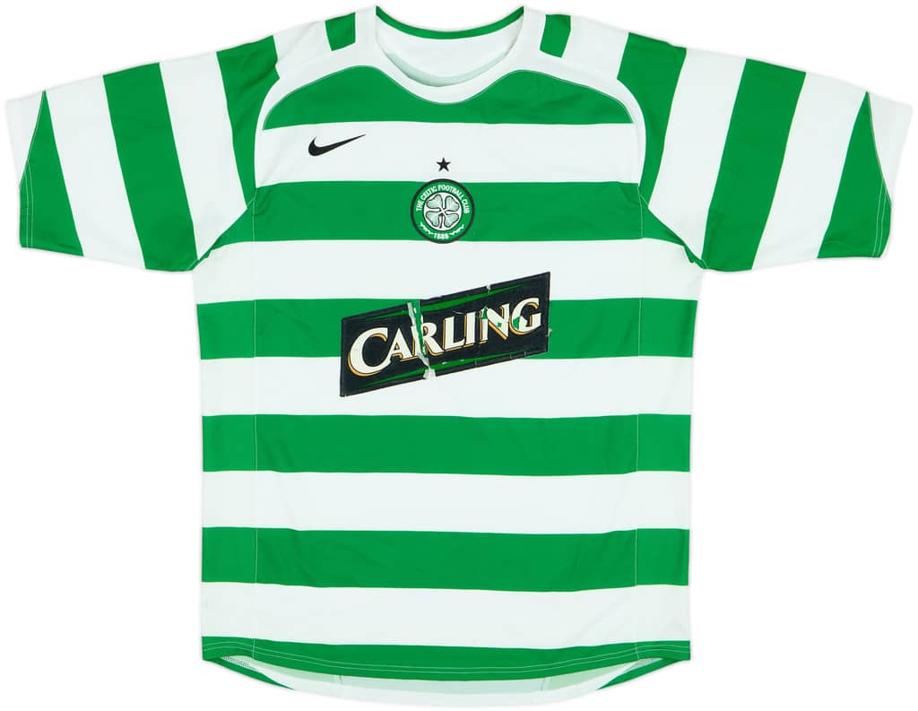 2005-07 Celtic Home Shirt - 4/10 - (M)
