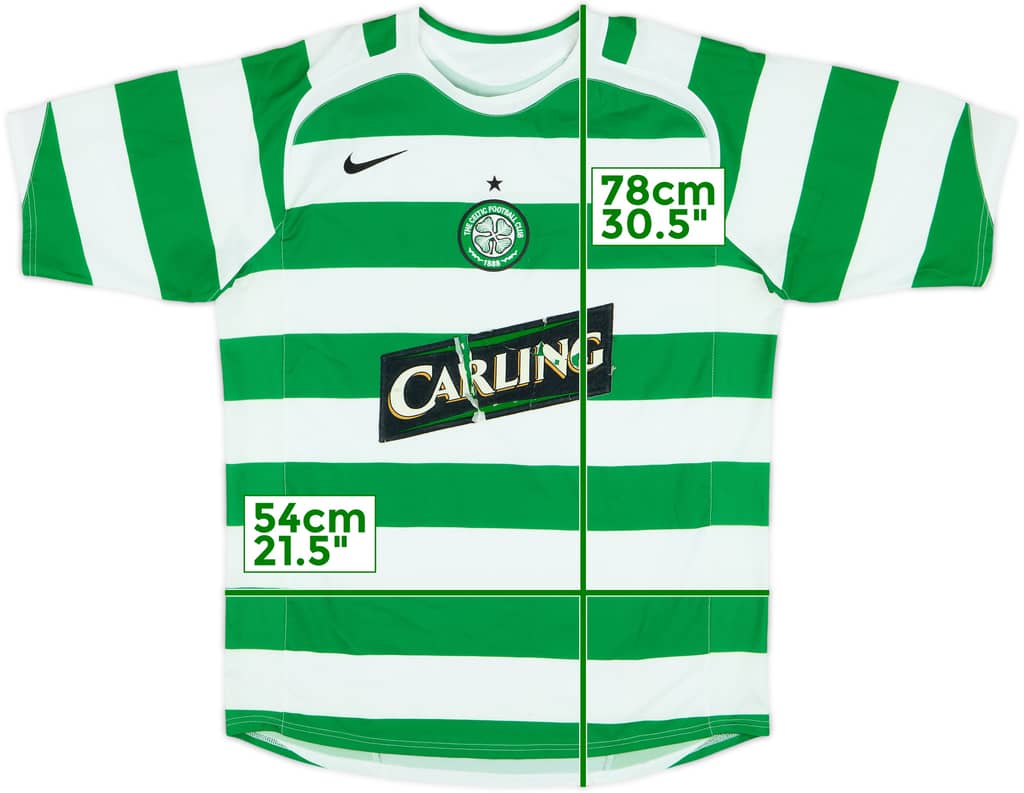 2005-07 Celtic Home Shirt - 4/10 - (M)