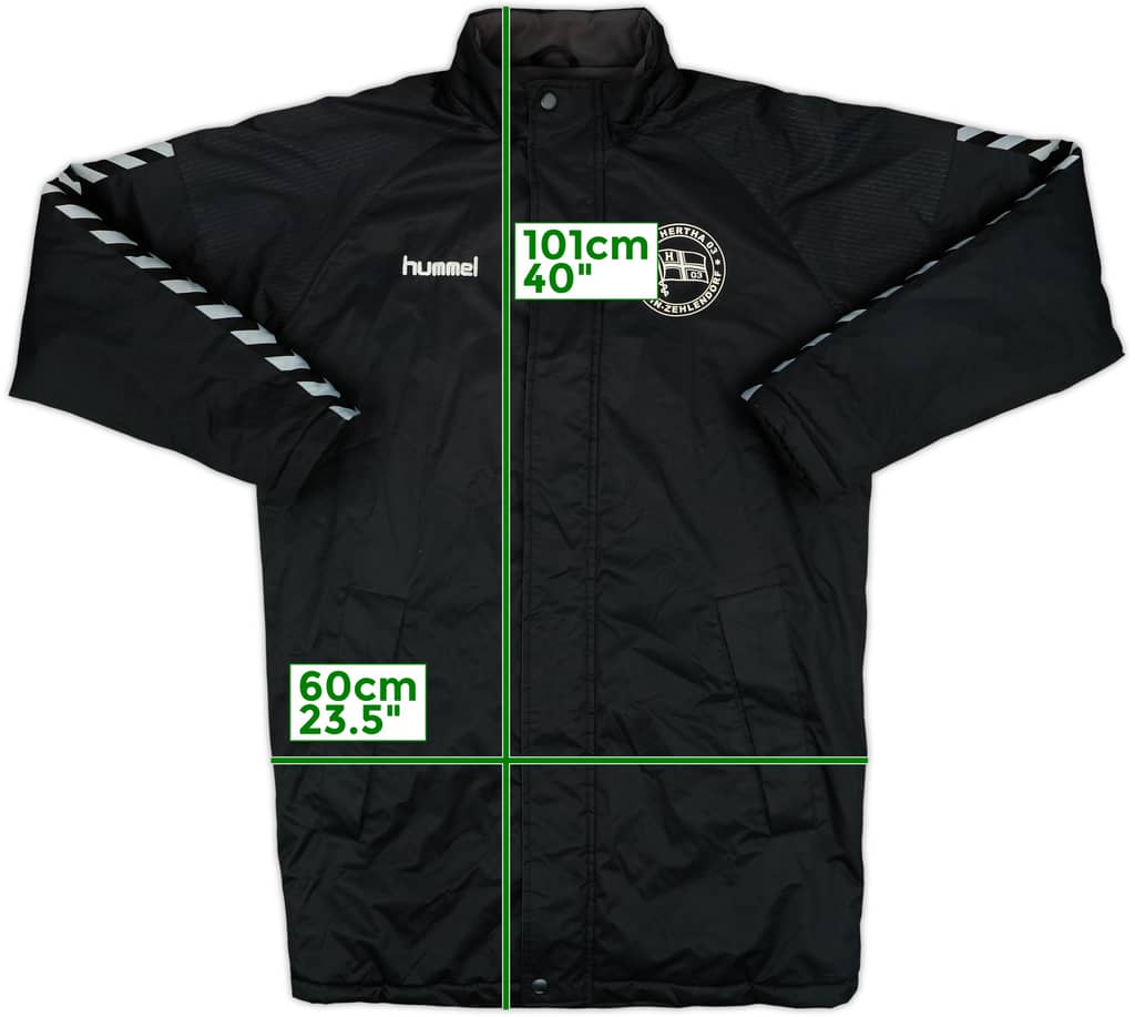2019-20 Hertha Zehlendorf Hummel Padded Bench Coat - 4/10 - (M)