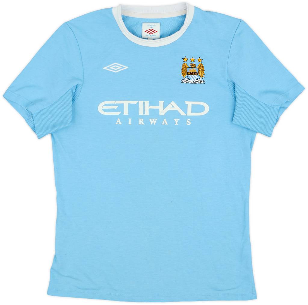 2009-10 Manchester City Home Shirt - 9/10 - (L.Boys)