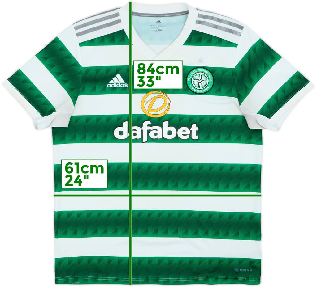 2022-23 Celtic Home Shirt - 5/10 - (L)