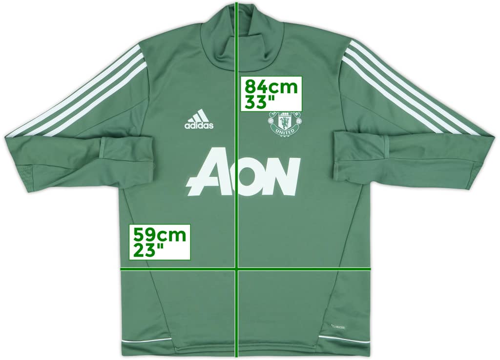 2017-18 Manchester United adidas Sweat Top - 9/10 - (M)