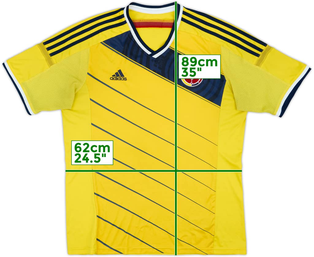 2014-15 Colombia Home Shirt - 4/10 - (XL)