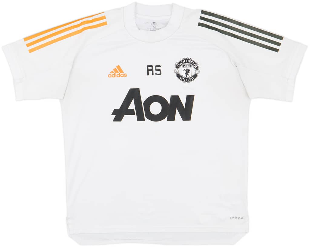2020-21 Manchester United adidas Staff Issue Training Shirt RS - 8/10 - (M)