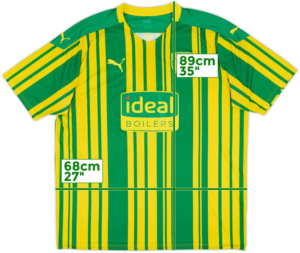 2020-21 West Brom Away Shirt - 7/10 - (XXL)