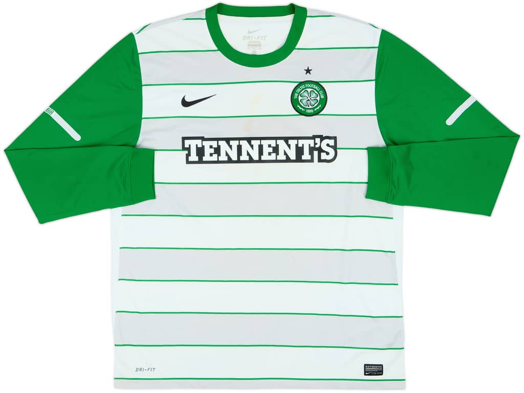 2011-12 Celtic Away L/S Shirt - 5/10 - (XL)