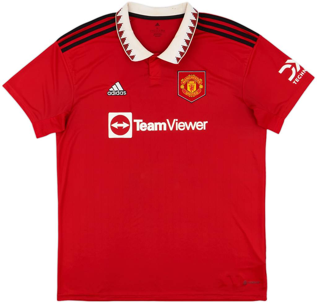 2022-23 Manchester United Home Shirt - 5/10 - (XL)