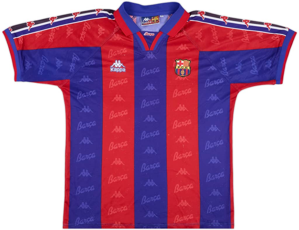 1995-97 Barcelona Home Shirt - 6/10 - (M)