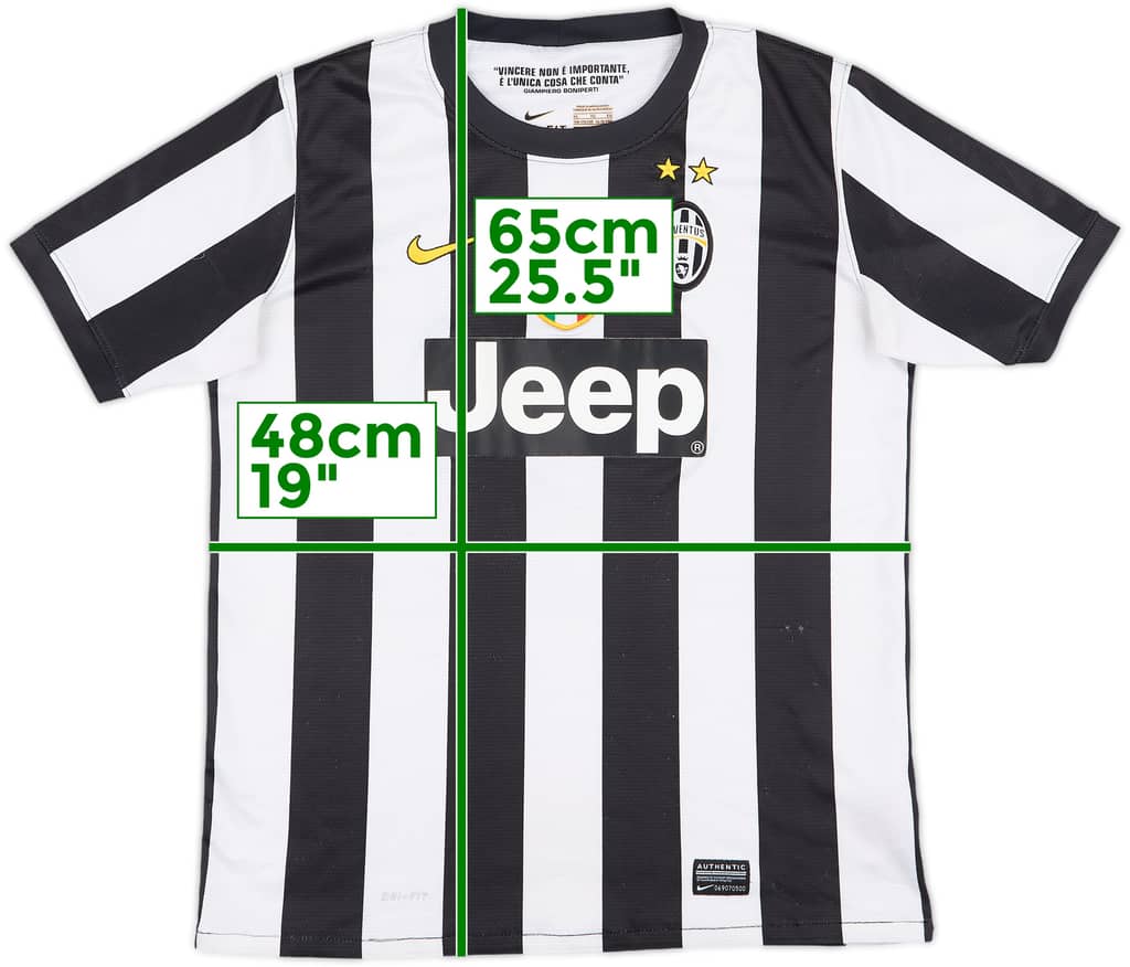 2013-14 Juventus Home Shirt - 7/10 - (XL.Boys)
