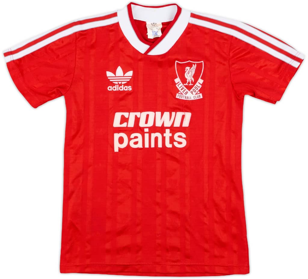 1987-88 Liverpool Home Shirt - 8/10 - (L.Boys)