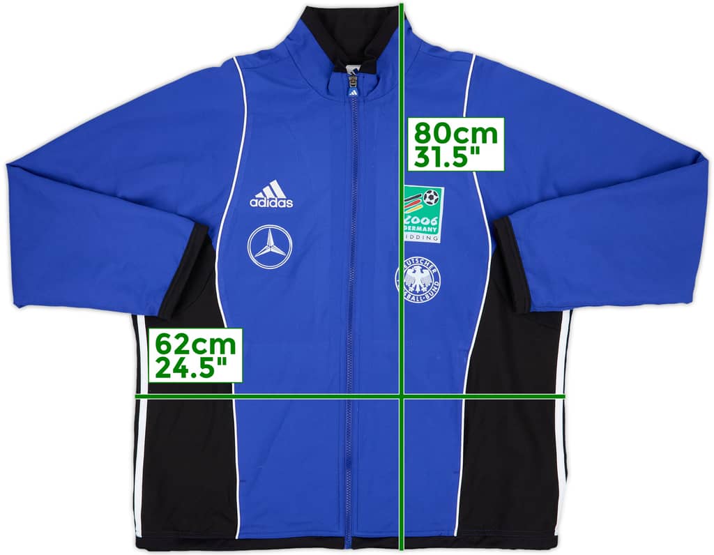 1999-00 Germany Federation adidas Track Jacket - 8/10 - (XL)