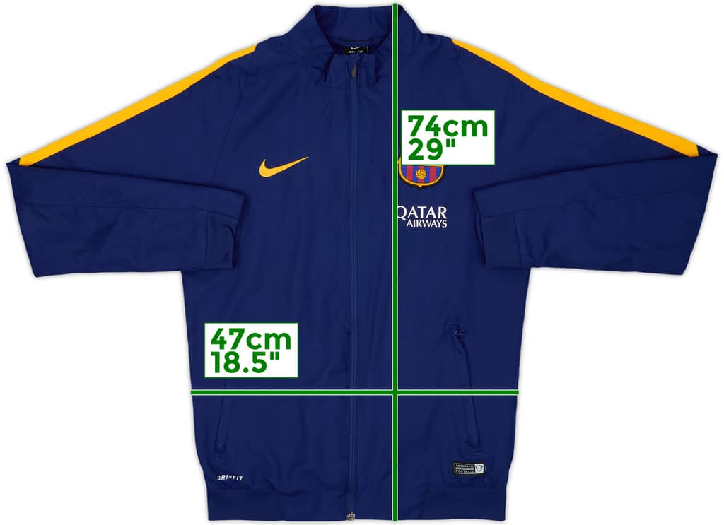 2015-16 Barcelona Nike Track Jacket - 9/10 - (S)