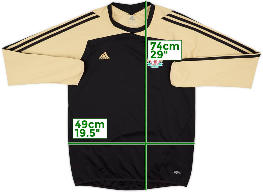 2008-09 Liverpool adidas Sweat Top - 8/10 - (M)