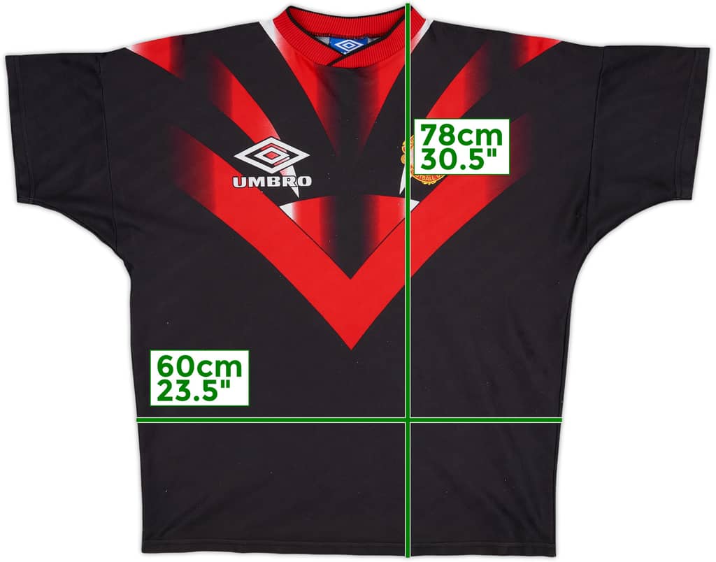 1994-95 Manchester United Umbro Training Shirt - 6/10 - (XL)