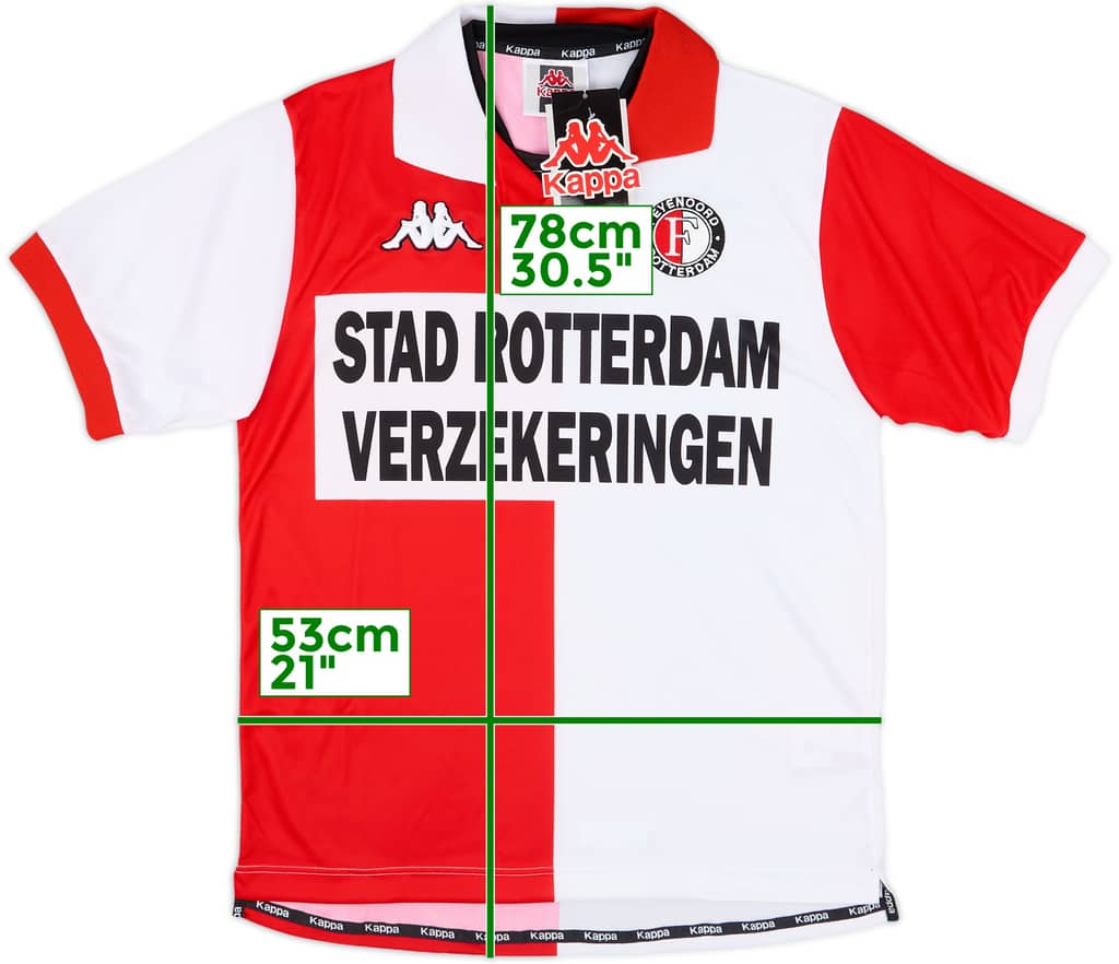 2000-01 Feyenoord Home Shirt (S)