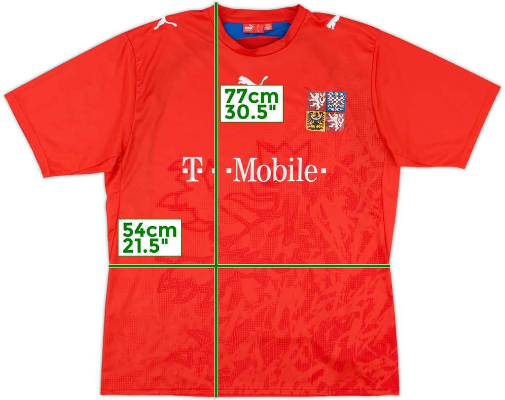 2006-08 Czech Republic Basic Home Shirt - 7/10 - (L)