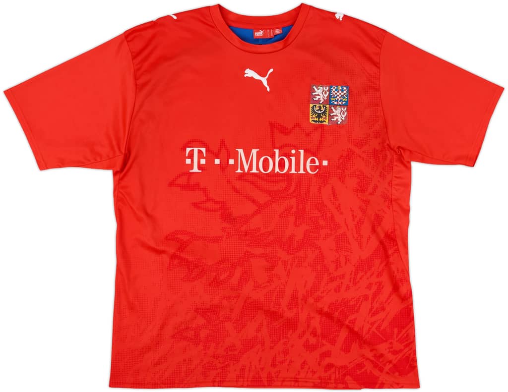 2006-08 Czech Republic Basic Home Shirt - 7/10 - (XL)
