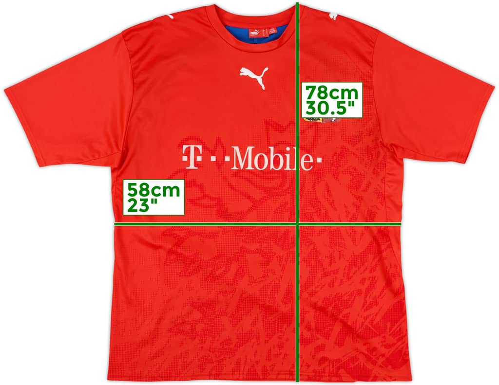 2006-08 Czech Republic Basic Home Shirt - 7/10 - (XL)
