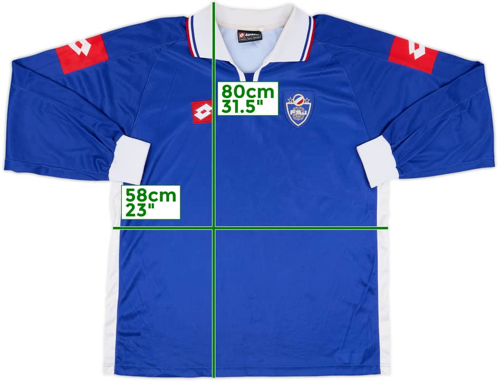 2002-03 Yugoslavia Home L/S Shirt - 7/10 - (XL)