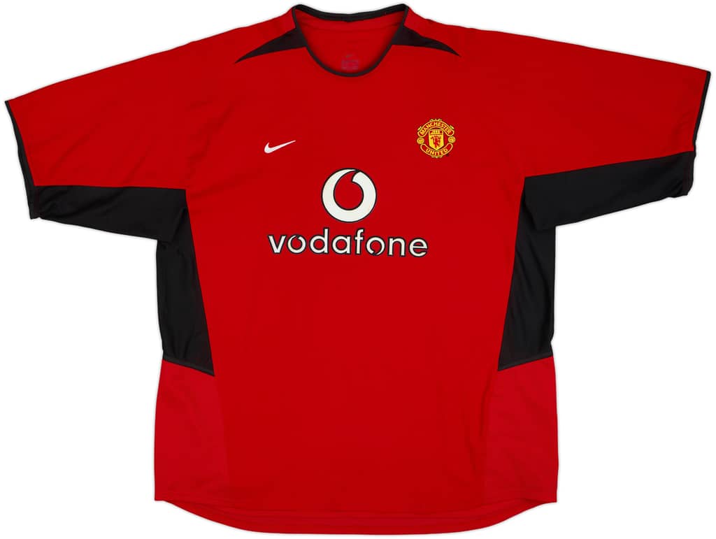 2002-04 Manchester United Home Shirt - 5/10 - (XXL)