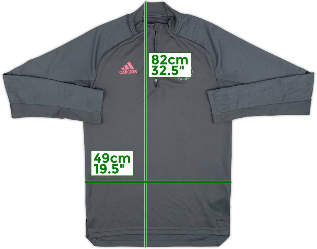 2020-21 Real Madrid adidas 1/4 Zip Drill Top - 7/10 - (S)