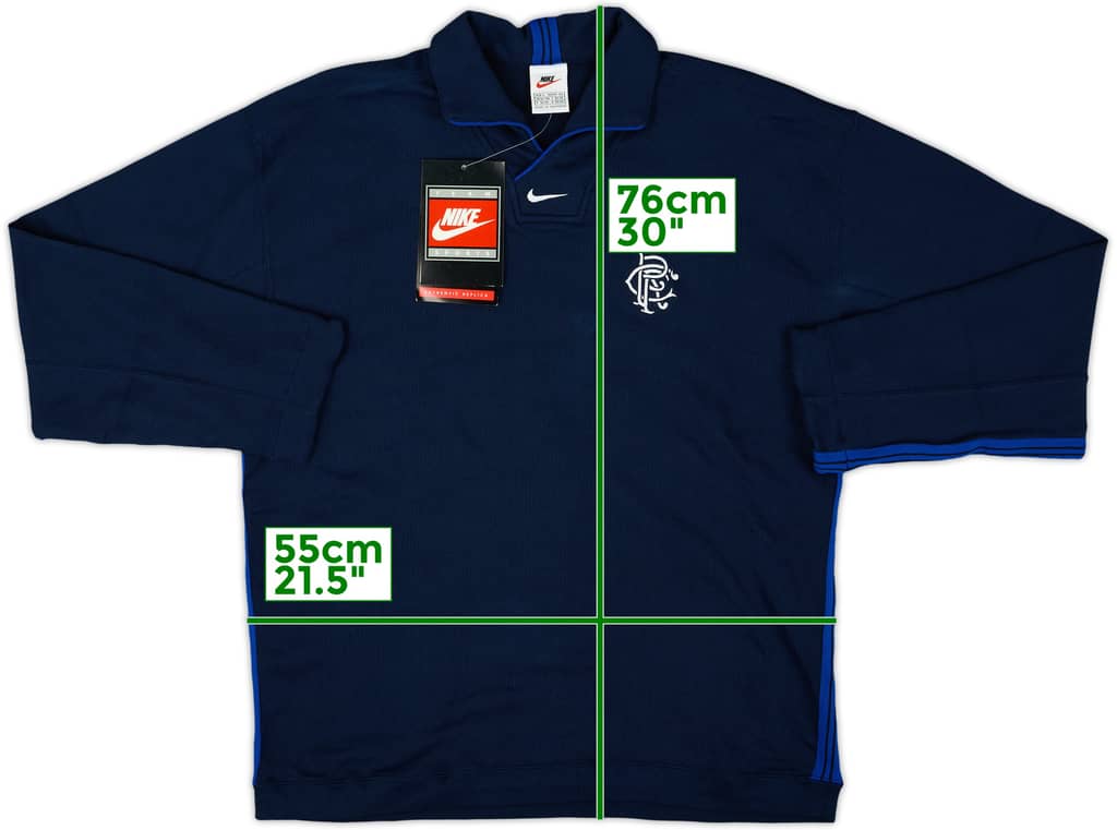 1998-99 Rangers Nike Sweat Top (L)