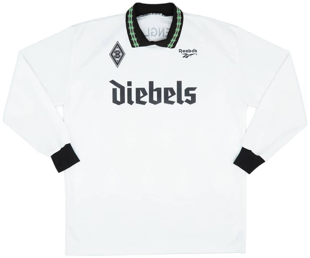 1995-96 Borussia Monchengladbach Home L/S Shirt - 8/10 - (XXL)