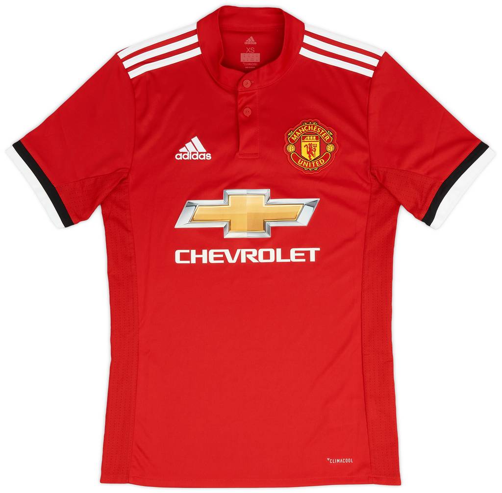 2017-18 Manchester United Home Shirt - 10/10 - (XS)