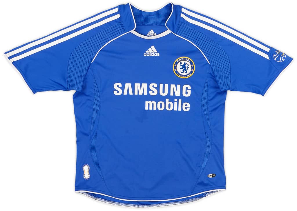 2006-08 Chelsea Home Shirt - 9/10 - (S.Boys)
