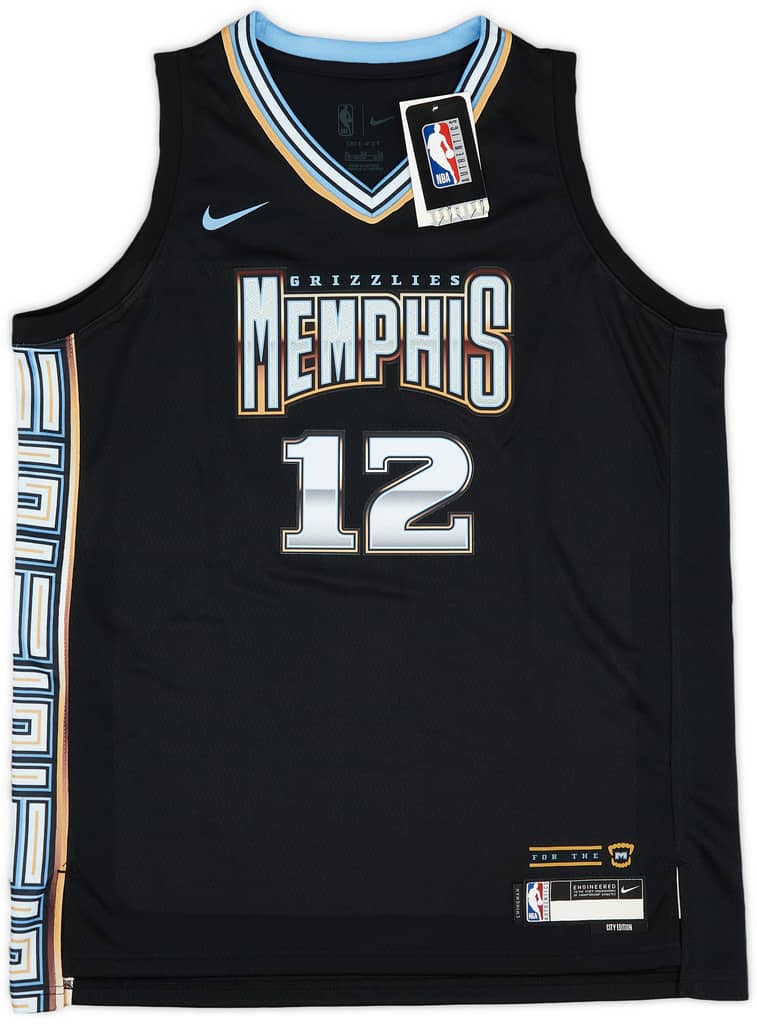 2022-23 Memphis Grizzlies Morant #12 Nike Swingman Alternate Jersey (XL.Kids)