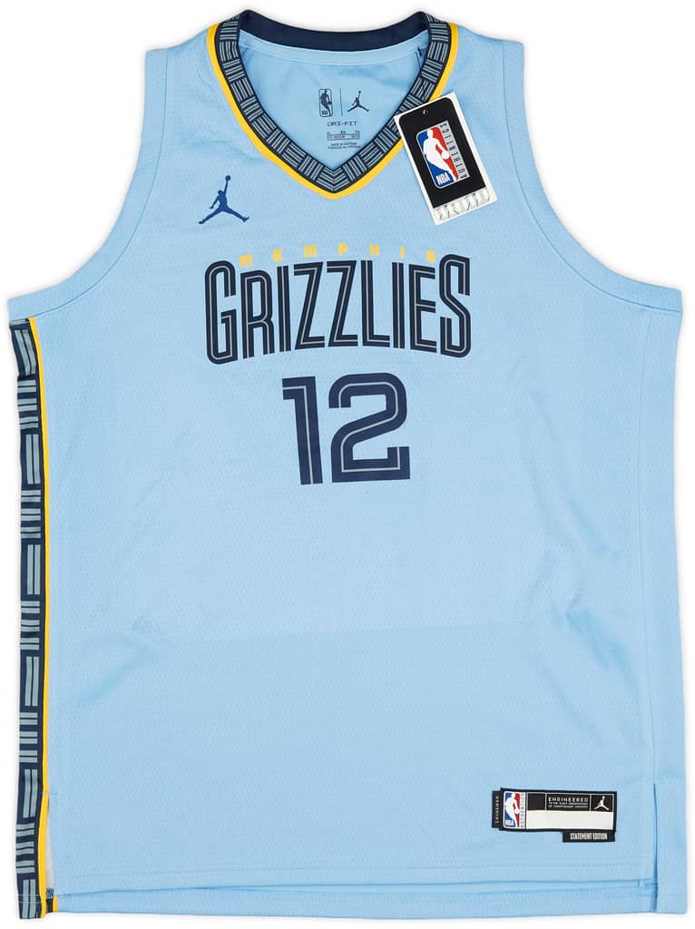 2022-24 Memphis Grizzlies Morant #12 Jordan Swingman Alternate Jersey (XL.Kids)