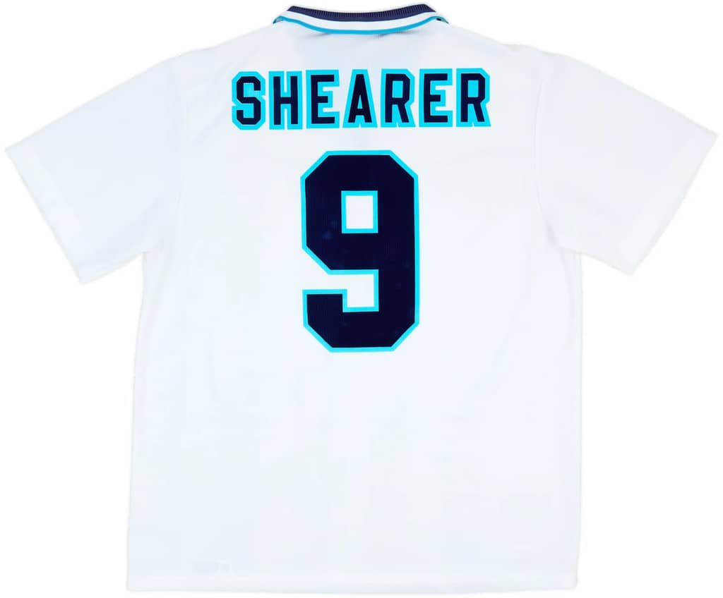 1995-97 England Home Shirt Shearer #9