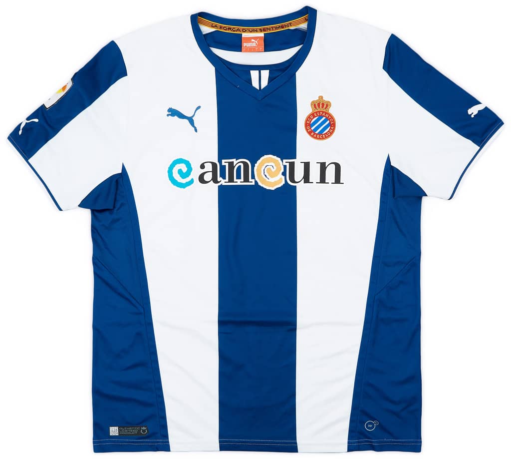 2013-14 Espanyol Home Shirt - 7/10 - (L)